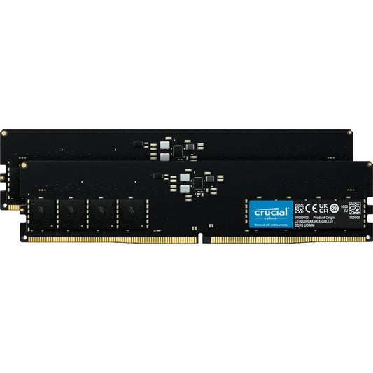 Kit de mémoire DDR5 SDRAM Crucial 64 Go (2 x 32 Go) CT2K32G52C42U5