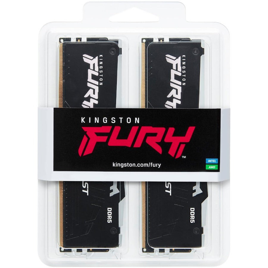 Kit de mémoire Kingston FURY Beast 64 Go (2 x 32 Go) DDR5 SDRAM KF552C36BBEAK2-64