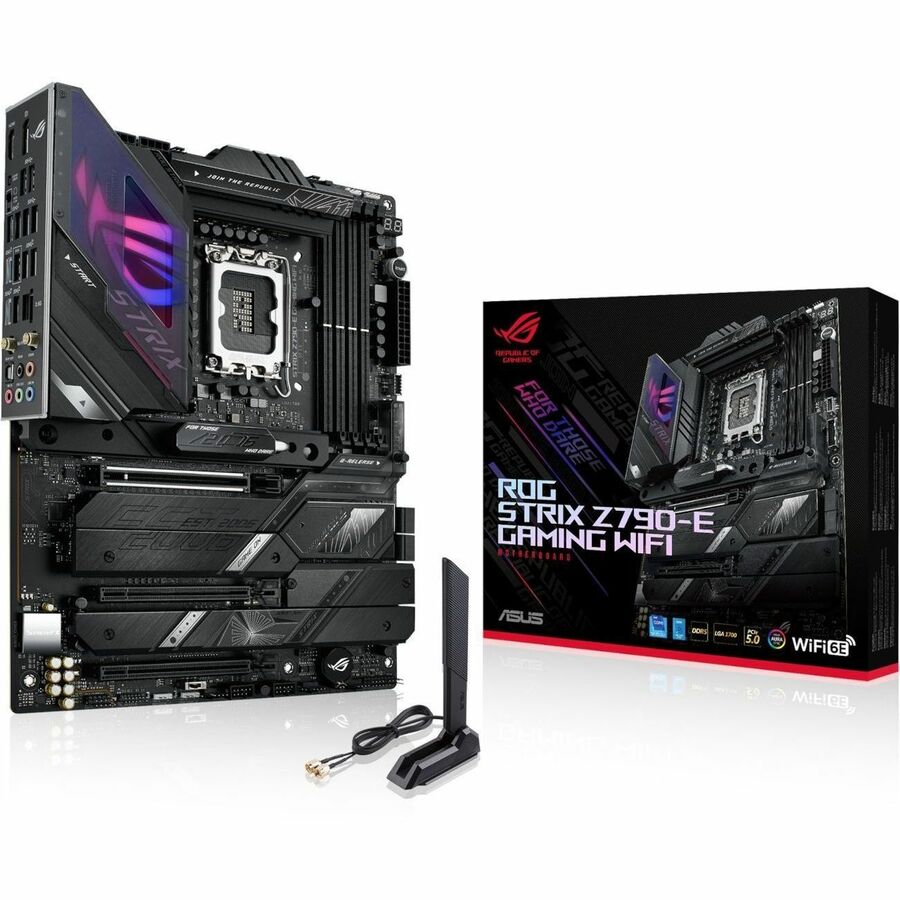 Carte mère de bureau gaming ASUS ROG Strix STRIX Z790-E Gaming WIFI - Chipset Intel Z790 - Socket LGA-1700 - ATX ROGSTRIXZ790EGAMINGW