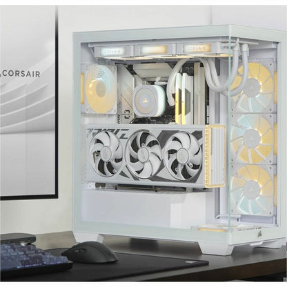 Boîtier PC moyen-tour Corsair iCUE LINK 3500X RGB - Blanc CC-9011281-WW