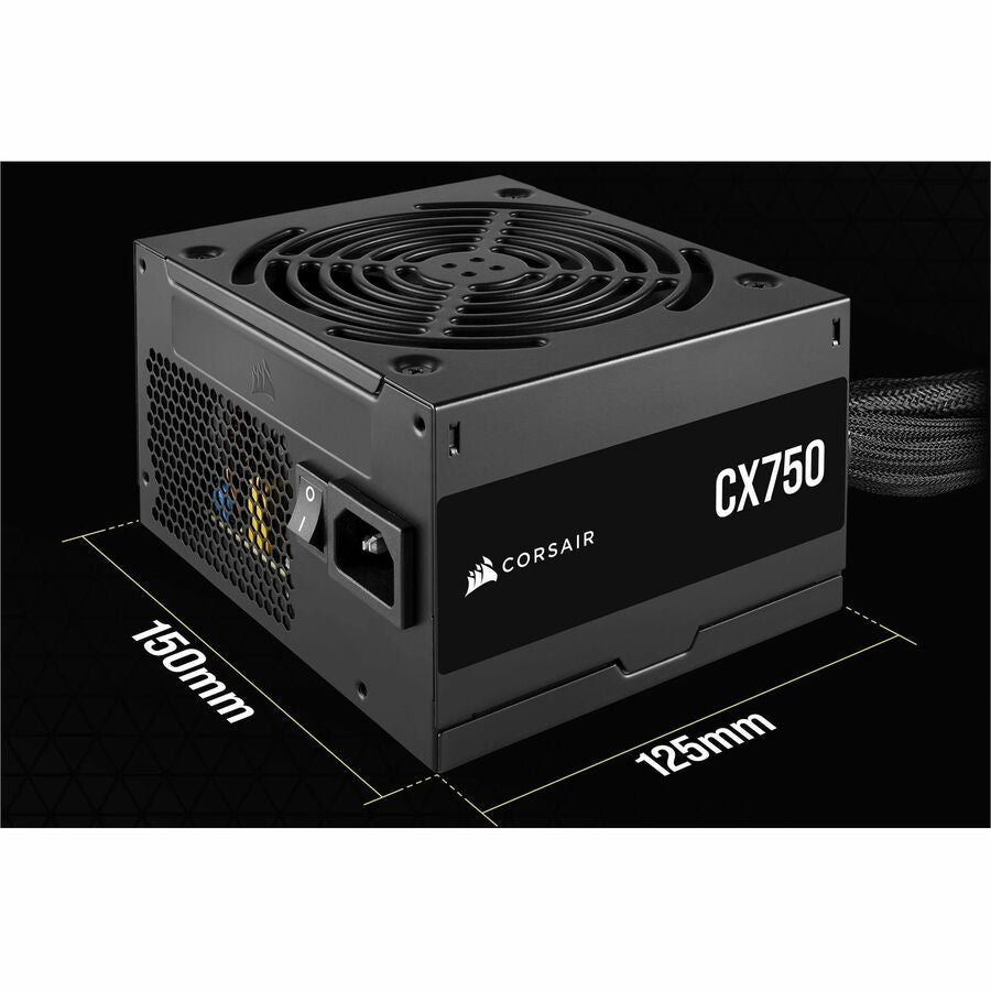 Corsair CX Series&trade; CX750 - 750 Watt 80 PLUS Bronze ATX Power Supply CP-9020279-NA