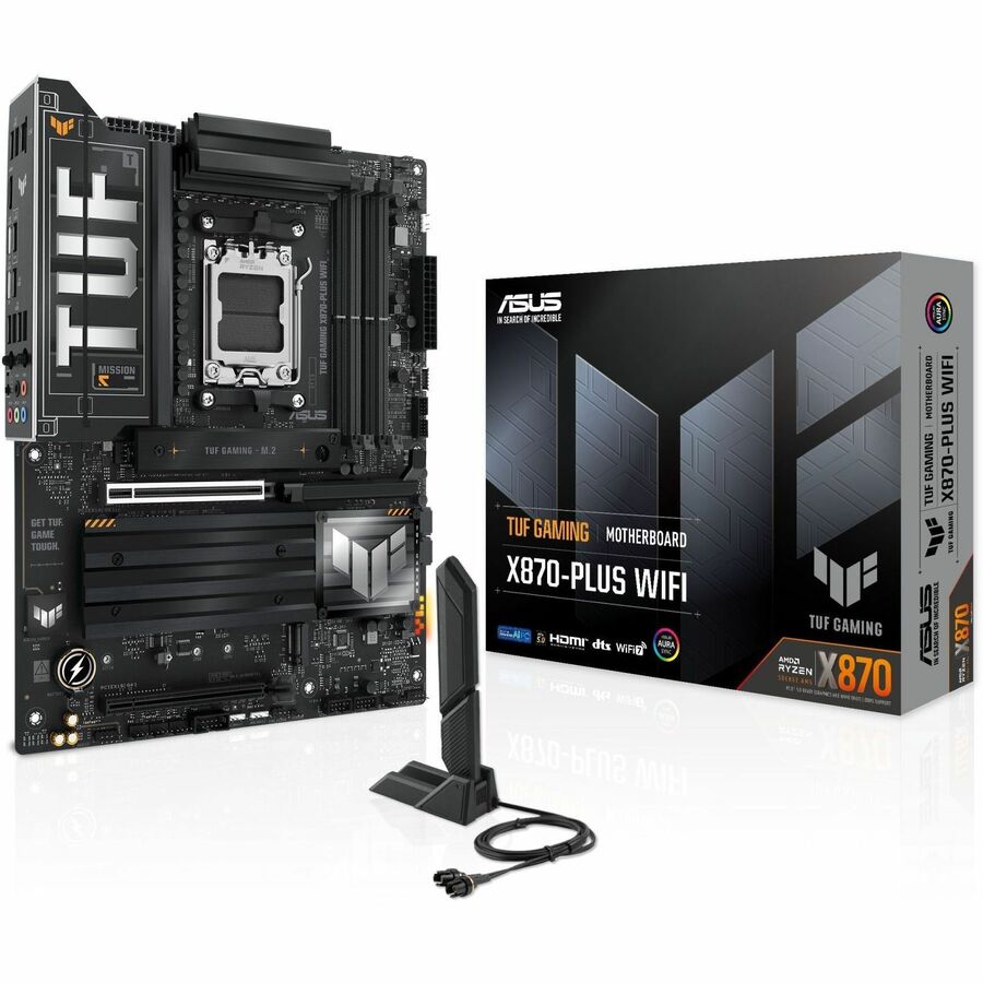 Carte mère de bureau gaming TUF TUF GAMING X870-PLUS WIFI - Chipset AMD X870 - Socket AM5 - ATX TUFGAMING X870-PLUSWIFI