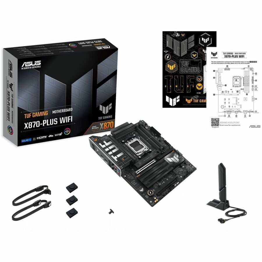 Carte mère de bureau gaming TUF TUF GAMING X870-PLUS WIFI - Chipset AMD X870 - Socket AM5 - ATX TUFGAMING X870-PLUSWIFI