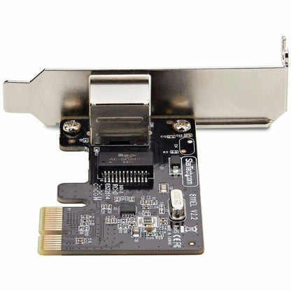 StarTech.com Carte adaptateur réseau PCIe Gigabit 1 port, carte réseau PCI Express 10/100/1000 Mbps à profil bas, Realtek RTL8111H, conforme TAA ST1000SPEX2LT