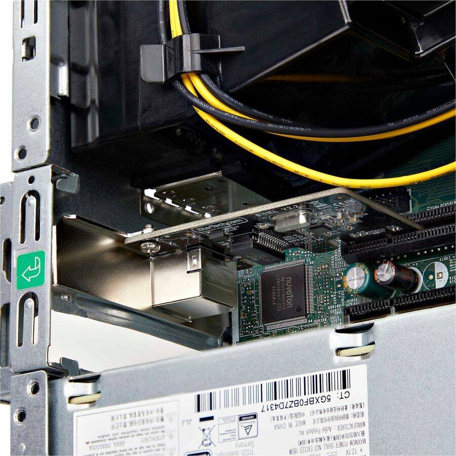StarTech.com Carte adaptateur réseau PCIe Gigabit 1 port, carte réseau PCI Express 10/100/1000 Mbps à profil bas, Realtek RTL8111H, conforme TAA ST1000SPEX2LT