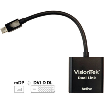 Adaptateur VisionTek Mini DisplayPort vers DVI-D Dual Link (M/F) 900640