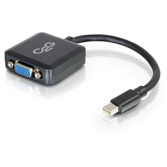 Adaptateur convertisseur Mini DisplayPort mâle vers VGA femelle 8 pouces C2G - Noir 54315