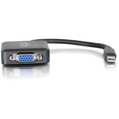 Adaptateur convertisseur Mini DisplayPort mâle vers VGA femelle 8 pouces C2G - Noir 54315