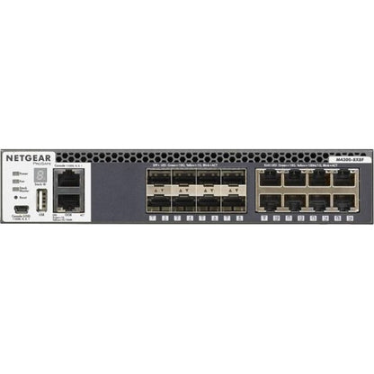 Commutateur géré empilable Netgear M4300 avec 16x10G dont 8x10GBASE-T et 8xSFP+ Layer 3 XSM4316S-100NES