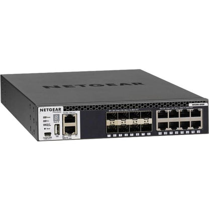 Commutateur géré empilable Netgear M4300 avec 16x10G dont 8x10GBASE-T et 8xSFP+ Layer 3 XSM4316S-100NES