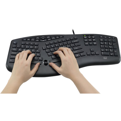 Clavier de bureau ergonomique Adesso TruForm AKB-160UB