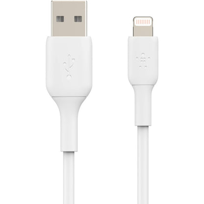 Câble Belkin BoostCharge Lightning vers USB-A (15 cm/6 po, blanc) CAA001BT0MWH