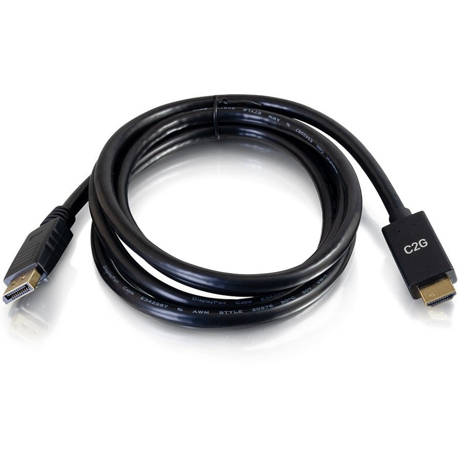 Câble adaptateur passif DisplayPort mâle vers HDMI mâle de 1,8 m de C2G - 4K 30 Hz 54433