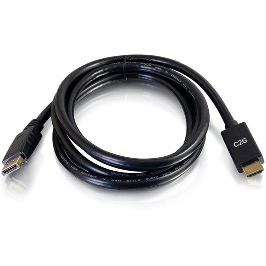 Câble adaptateur passif DisplayPort mâle vers HDMI mâle de 1,8 m de C2G - 4K 30 Hz 54433