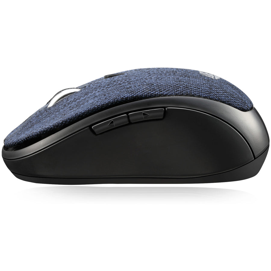 Adesso iMouse S80L - Mini-souris optique sans fil en tissu (bleu) IMOUSE S80L