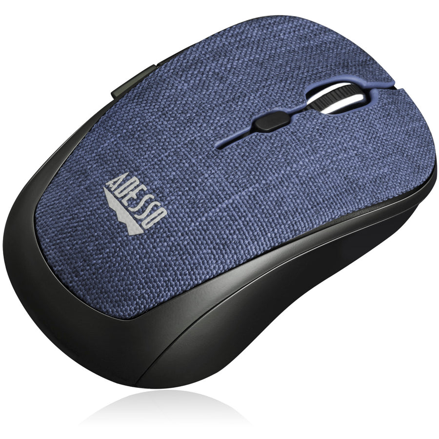 Adesso iMouse S80L - Mini-souris optique sans fil en tissu (bleu) IMOUSE S80L