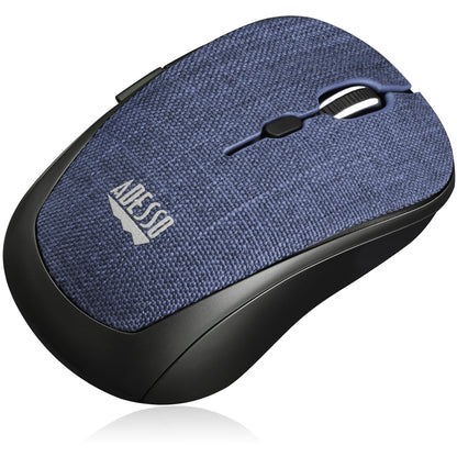 Adesso iMouse S80L - Mini-souris optique sans fil en tissu (bleu) IMOUSE S80L