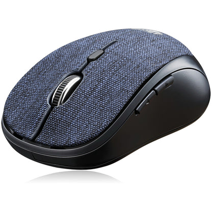 Adesso iMouse S80L - Mini-souris optique sans fil en tissu (bleu) IMOUSE S80L