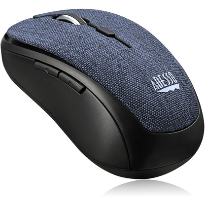 Adesso iMouse S80L - Mini-souris optique sans fil en tissu (bleu) IMOUSE S80L