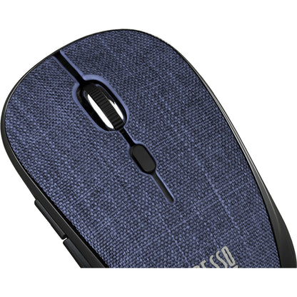 Adesso iMouse S80L - Mini-souris optique sans fil en tissu (bleu) IMOUSE S80L