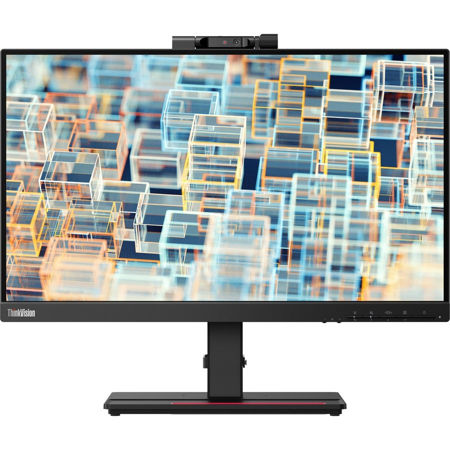 Lenovo ThinkVision T22v-20 22" Class Webcam Full HD LCD Monitor - 16:9 - Raven Black 61FBMAR6US