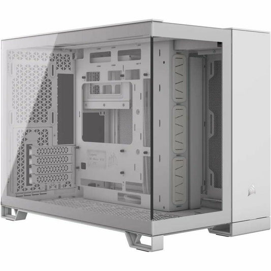 Boîtier PC Corsair 2500X mi-tour à double compartiment - Blanc CC-9011266-WW