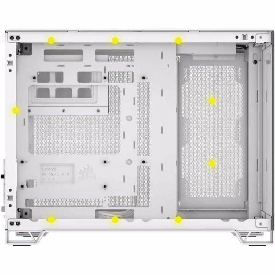 Corsair 2500X Mid-Tower Dual Chamber PC Case - White CC-9011266-WW