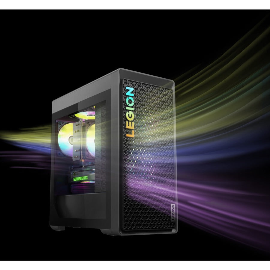 Ordinateur de bureau de jeu Lenovo Legion T5 26IRB8 90UT001RUS - Intel Core i7 14e génération i7-14700F - 32 Go - Disque dur 1 To - SSD 1 To - Tour - Gris orage 90UT001RUS