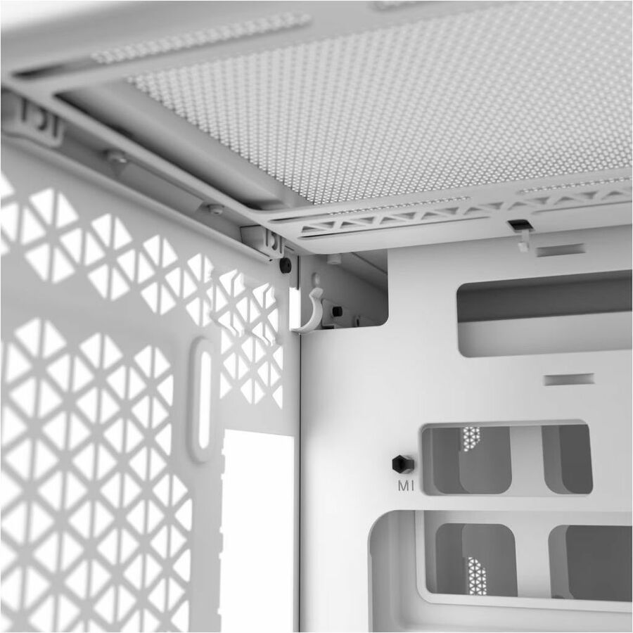Boîtier PC Corsair iCUE LINK 2500X RGB Micro ATX à double chambre - Blanc CC-9011268-WW