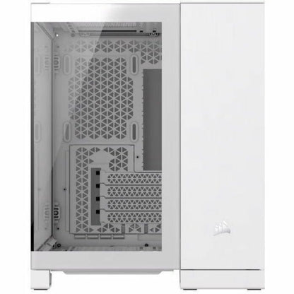 Boîtier PC Corsair iCUE LINK 2500X RGB Micro ATX à double chambre - Blanc CC-9011268-WW
