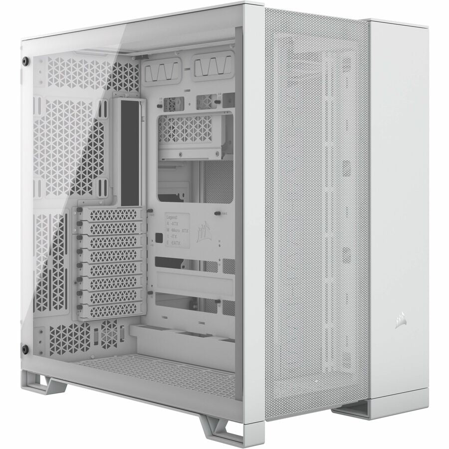 Boîtier PC Corsair 6500D AIRFLOW mi-tour à double chambre - Blanc CC-9011260-WW