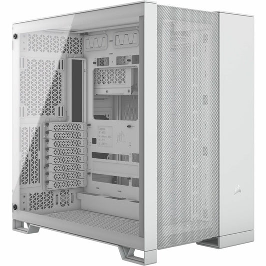 Boîtier PC Corsair 6500D AIRFLOW mi-tour à double chambre - Blanc CC-9011260-WW