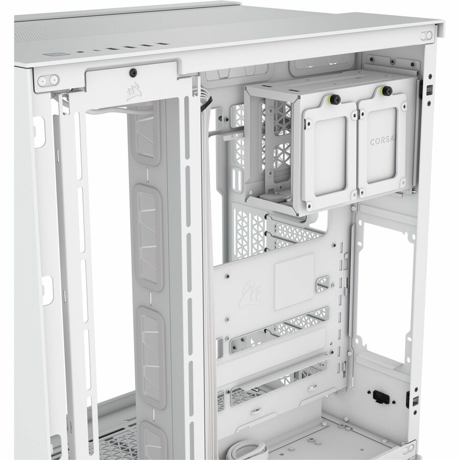 Boîtier PC Corsair 6500D AIRFLOW mi-tour à double chambre - Blanc CC-9011260-WW