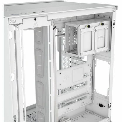 Boîtier PC Corsair 6500D AIRFLOW mi-tour à double chambre - Blanc CC-9011260-WW