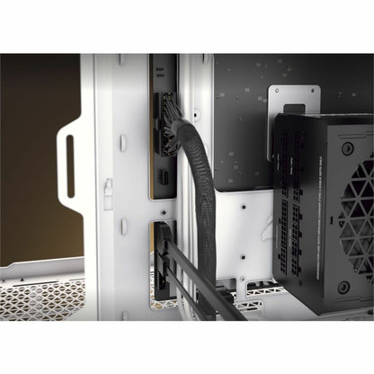 Boîtier PC Corsair 6500D AIRFLOW mi-tour à double chambre - Blanc CC-9011260-WW