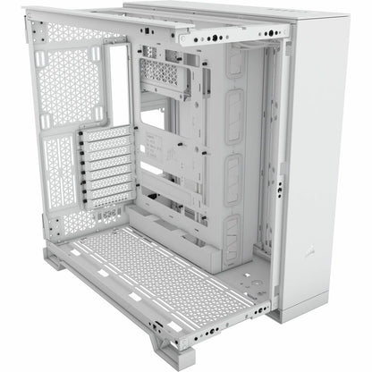 Boîtier PC Corsair 6500D AIRFLOW mi-tour à double chambre - Blanc CC-9011260-WW