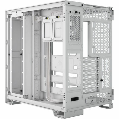 Boîtier PC Corsair 6500D AIRFLOW mi-tour à double chambre - Blanc CC-9011260-WW