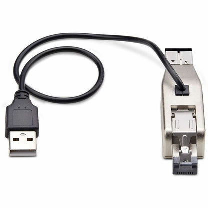 StarTech.com Dongle convertisseur de média Gigabit fibre optique vers Ethernet RJ45, alimenté par USB, SMF/MMF, fibre optique monomode/multimode, boîtier métallique D01ML55U-FIBER-MEDIA