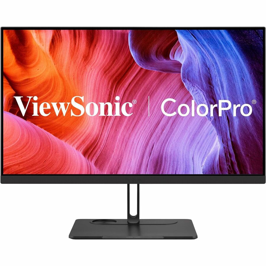 Moniteur IPS UHD 4K 27 pouces ViewSonic VP2776T-4K avec ergonomie avancée, Thunderbolt 4, 100 % sRGB Rec 709, validé Pantone, USB C, HDMI 2.1 et DP Daisy Chain pour la maison et le bureau VP2776T-4K