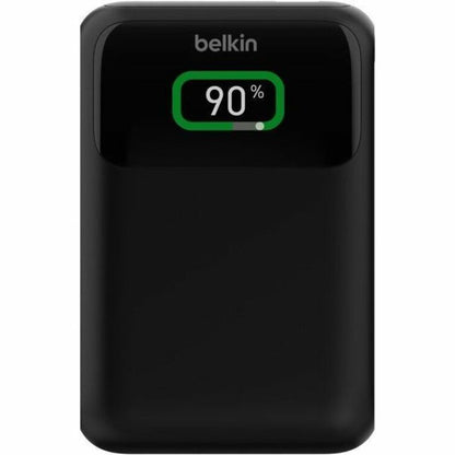 Belkin 65W 3-port USB Power Bank w/ Digital Display - 20K mAh - 2xUSB-C, 1xUSB-A - Portable Charger - w/ USB-C to USB-C Cable - Black BPB020btBK