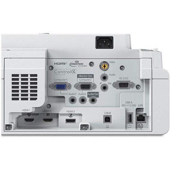 Projecteur 3LCD à focale ultra courte Epson PowerLite 760 W - 16:10 - Montage mural, sur table V11HA81020