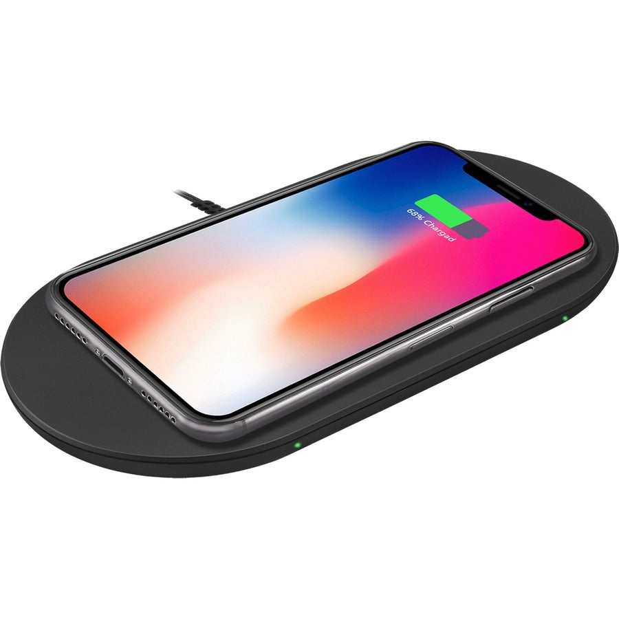 Chargeur rapide sans fil à double bobine certifié Qi Adesso 15 W Max AUH-1040