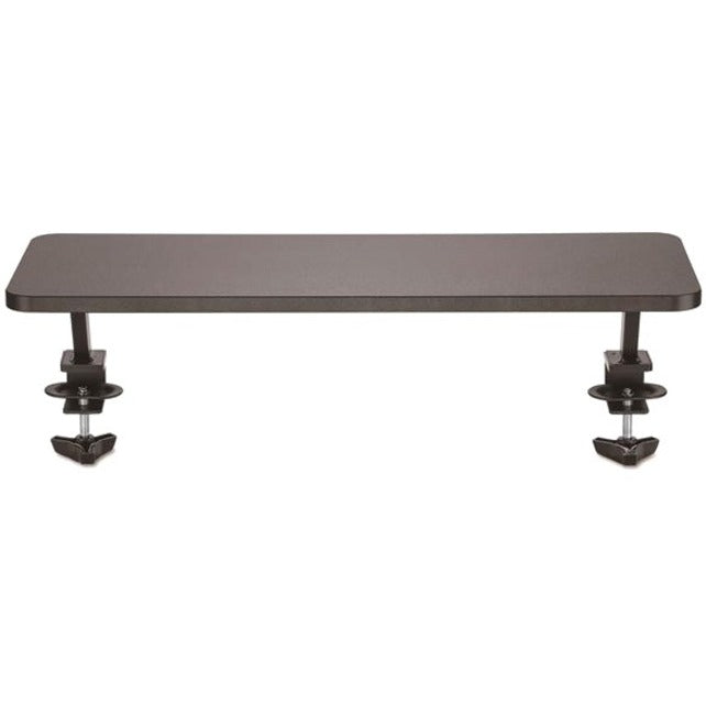 StarTech.com Support d'écran - Étagère d'écran à pince pour bureau - Extra large 25,6"/65 cm - Pour écrans jusqu'à 34" - Noir (MNRISERCLMP) MNRISERCLMP