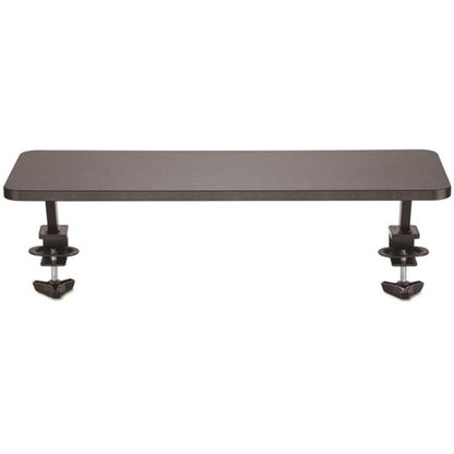 StarTech.com Support d'écran - Étagère d'écran à pince pour bureau - Extra large 25,6"/65 cm - Pour écrans jusqu'à 34" - Noir (MNRISERCLMP) MNRISERCLMP