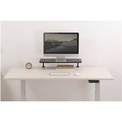 StarTech.com Support d'écran - Étagère d'écran à pince pour bureau - Extra large 25,6"/65 cm - Pour écrans jusqu'à 34" - Noir (MNRISERCLMP) MNRISERCLMP
