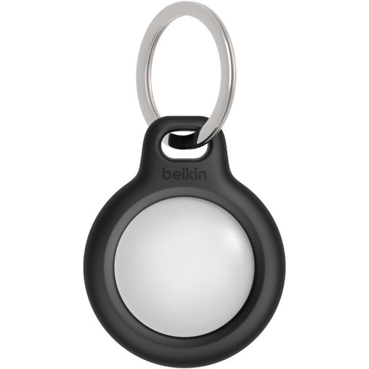 Support sécurisé Belkin avec porte-clés pour AirTag F8W973BTBLK
