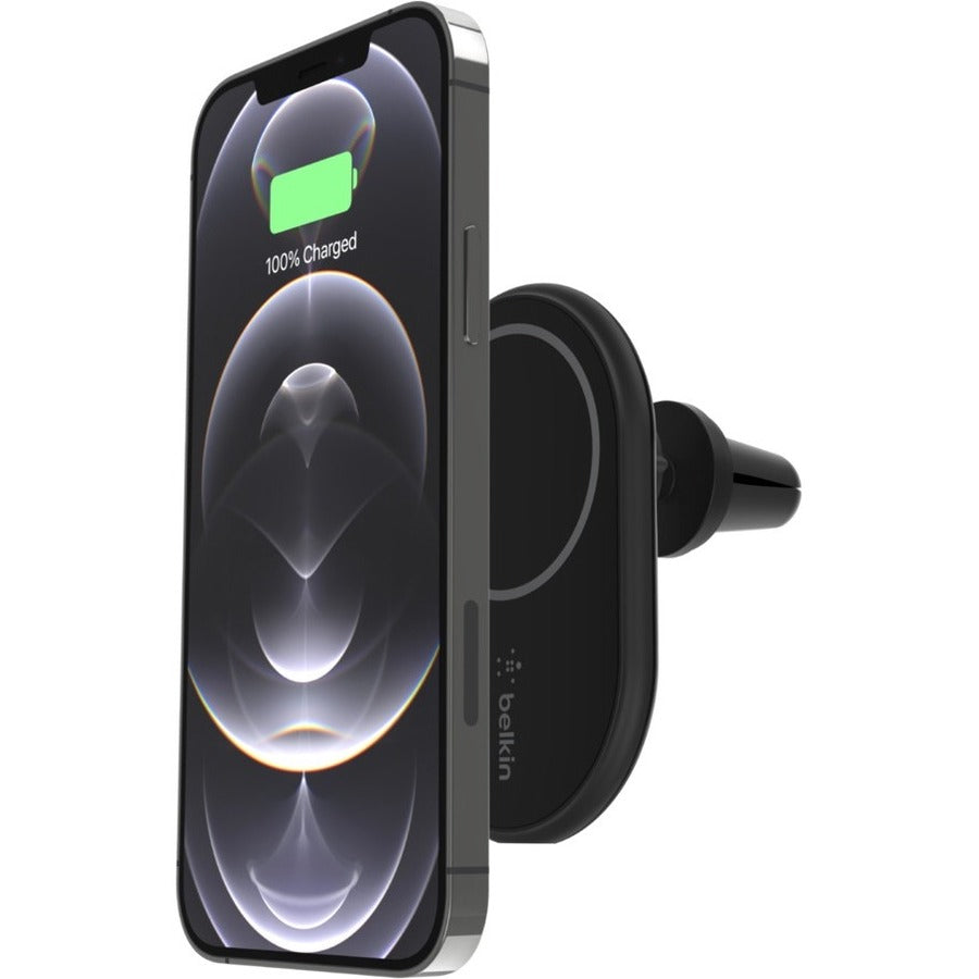 Chargeur magnétique sans fil pour voiture Belkin BoostCharge 10 W WIC004BTBK