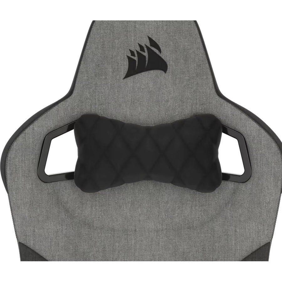 Corsair T3 RUSH Fabric Gaming Chair (2023) - Grey/White CF-9010058-WW