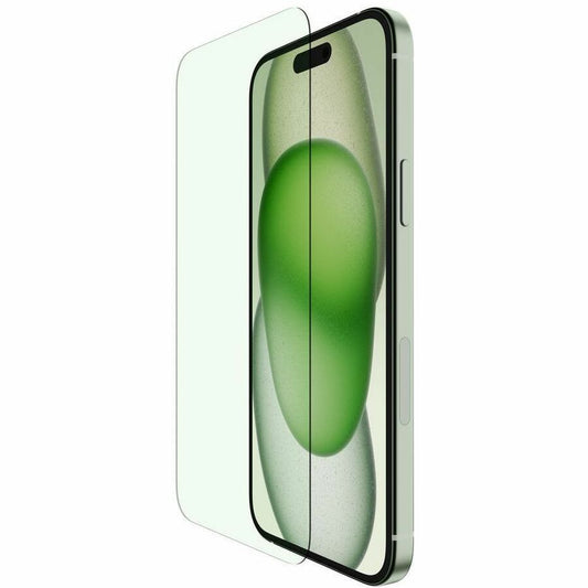 Protection d'écran avec filtre de lumière bleue Belkin UltraGlass 2 pour iPhone 15 Plus OVA140ZZ