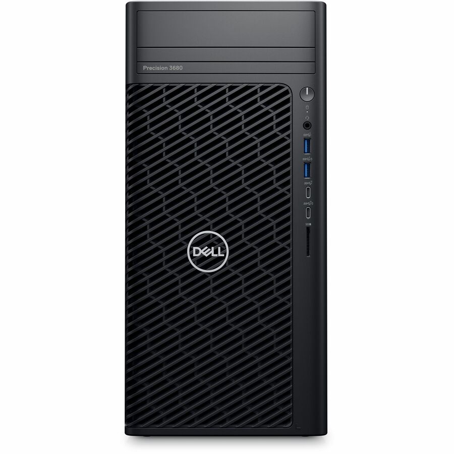 Station de travail Dell Precision 3000 3680 - Intel Core i5 14e génération i5-14500 - Technologie vPro - 16 Go - SSD 512 Go - Tour - Noir R9M8H
